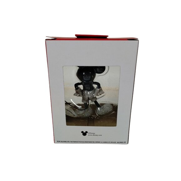 Hallmark Disney 100 Mickey Mouse Silver Sparkle Glitter Christmas Ornaments - Picture 7 of 11